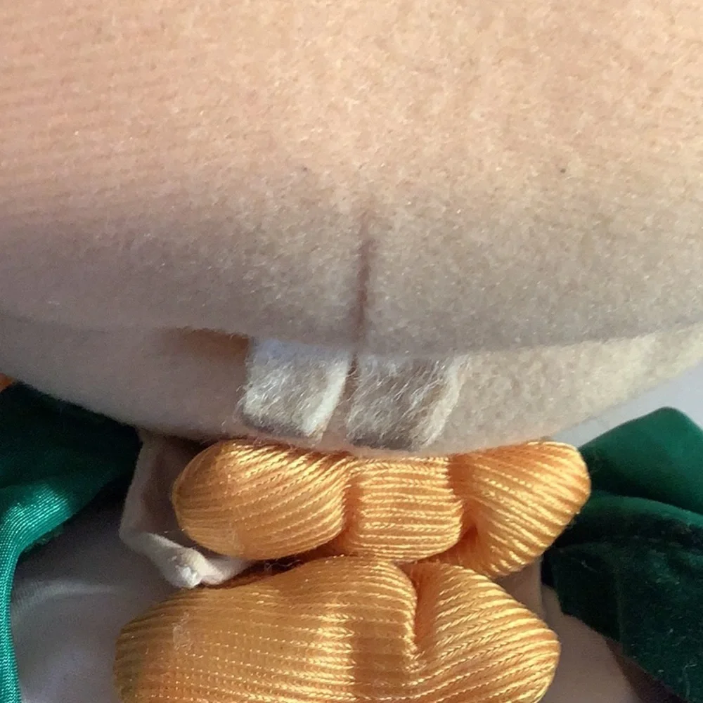 Vintage 90’s Nickelodeon Chuckie Finster  Rugrats Plush Green Tuxedo Backpack